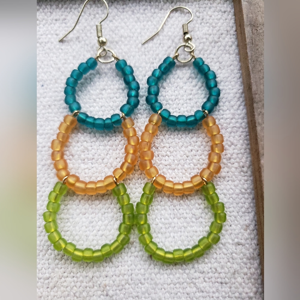 Fun Bold Hoop Earrings, Fun Earrings, Statement Earrings, Bold Jewelry